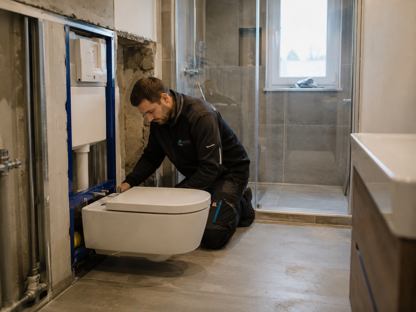 Teilmodernisierung und umfassendere Badsanierung mit Sanitärarbeiten